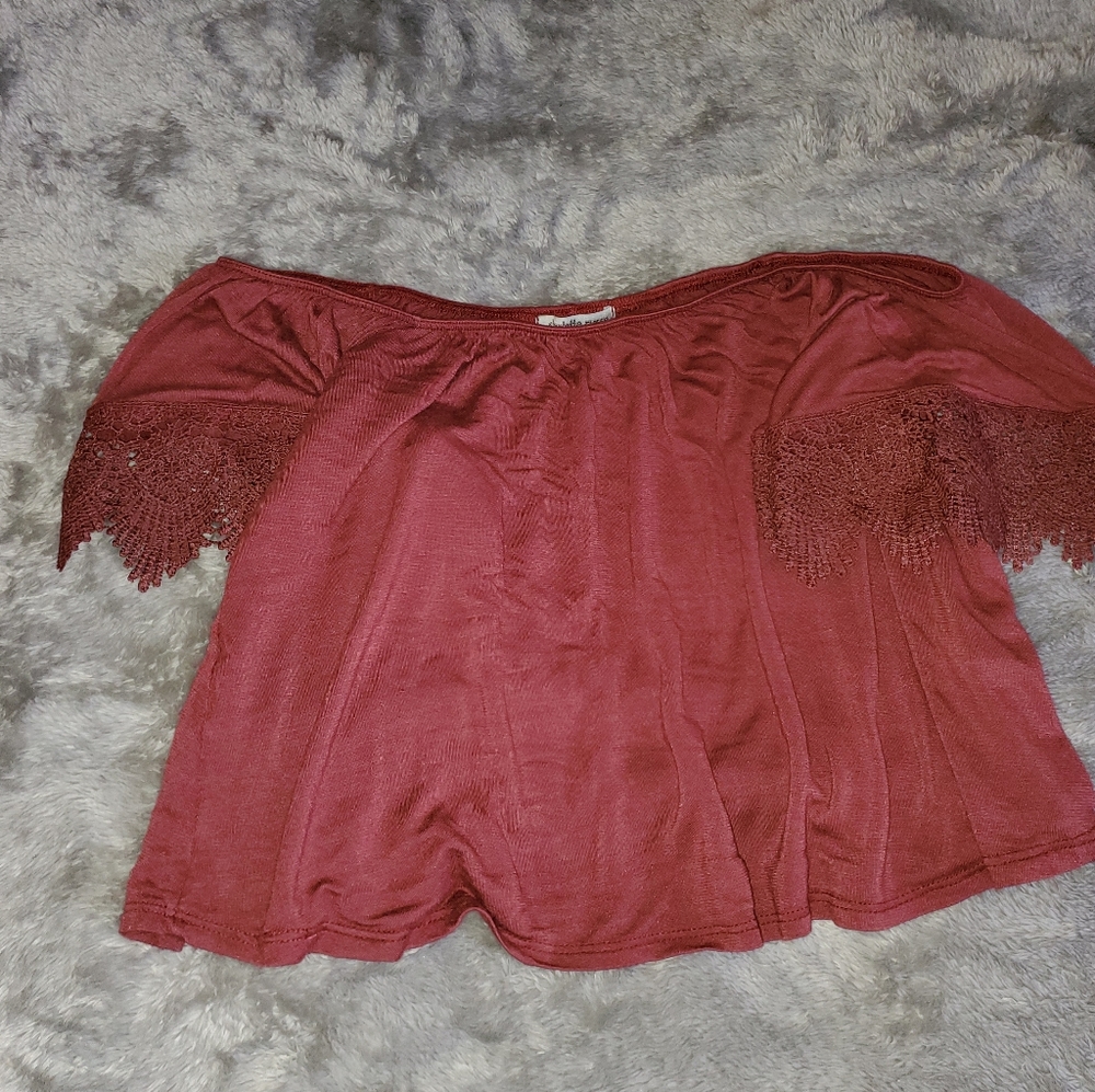 Charlotte Russe Off the Shoulder Top